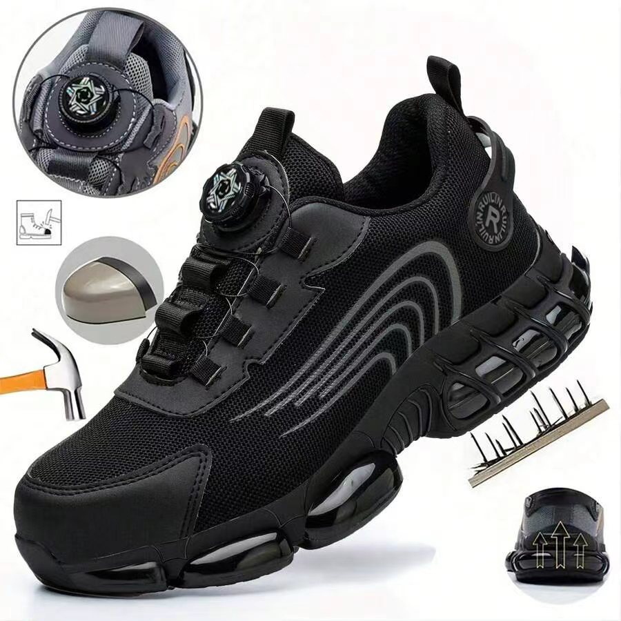 Men'S Shoes Daily Use - All Seasons Steel Toe Work Footwear