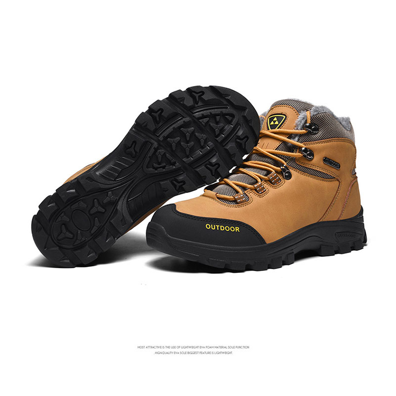 Winter Boot Insulated - Men's Snow Boots Insulated Fur Liner