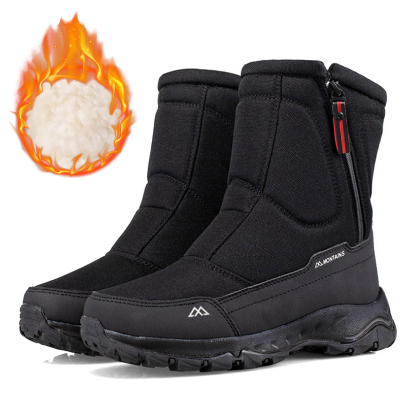 Winter Boot Insulated - Men's Winter Waterproof Insulated Shell Warm