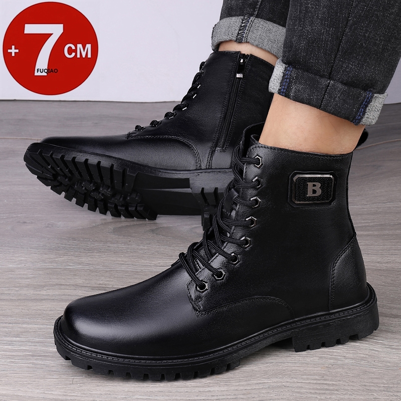 Men's Genuine Leather Elevator - đánh giá và giá Men'S Shoes Qn