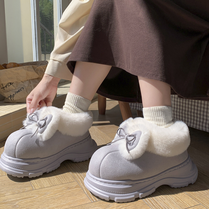 Warm Faux Fur Fluffy Slippers  - đánh giá và giá Winter Boot Insulated