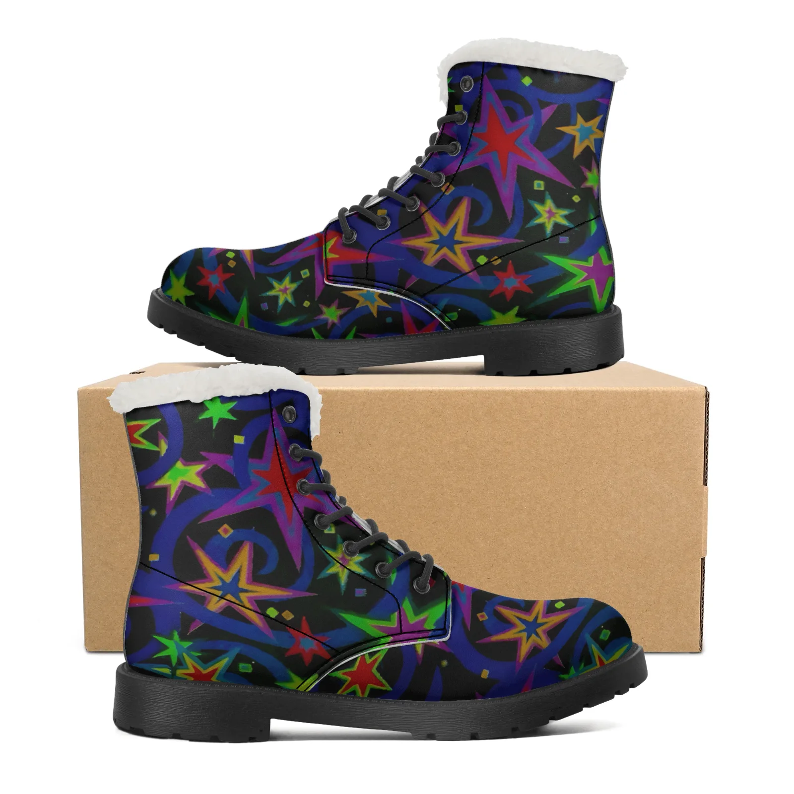 Starlit Sky Plush Snow Boots f - đánh giá và giá Men Shoes Eu To Us Size