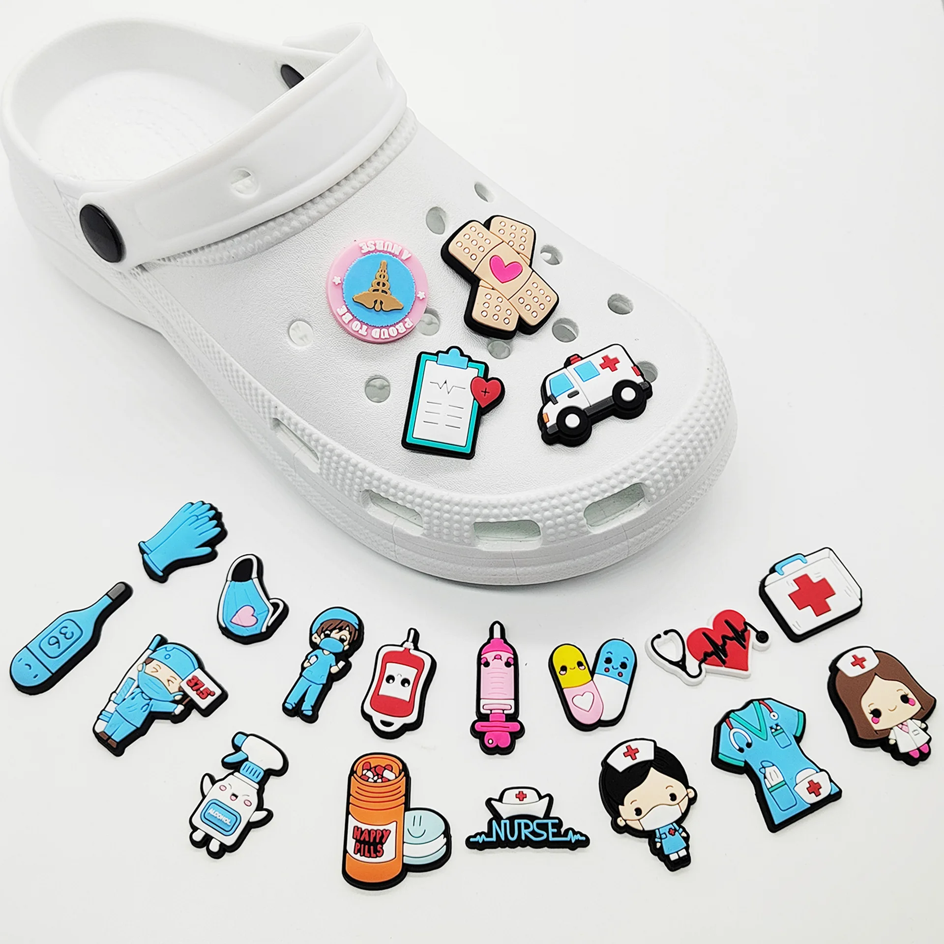 New 1pcs PVC Shoe Charms for C - đánh giá và giá Men Shoes Jeans