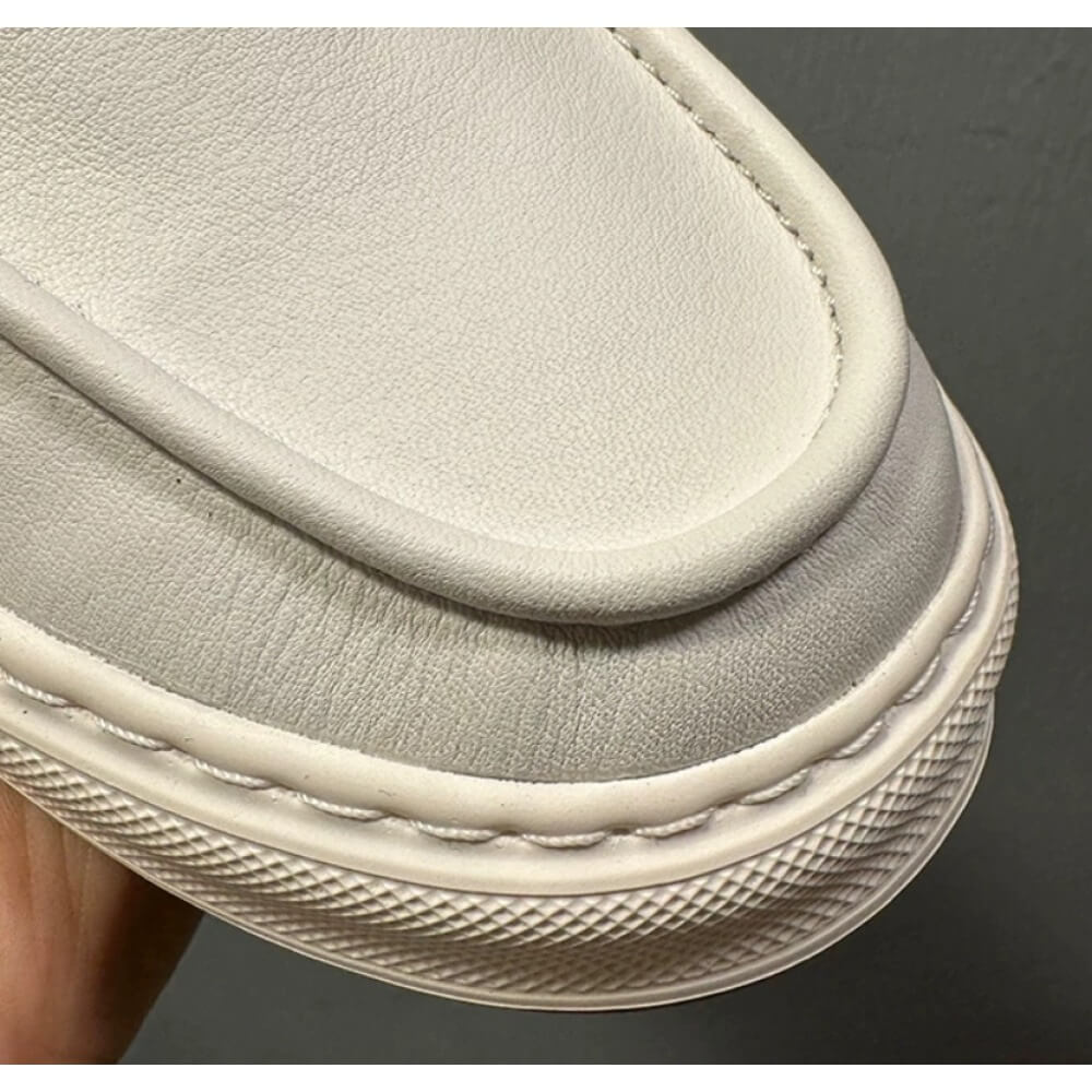 Luxury White Leather Casual Lo - đánh giá và giá Men'S Shoes Smart