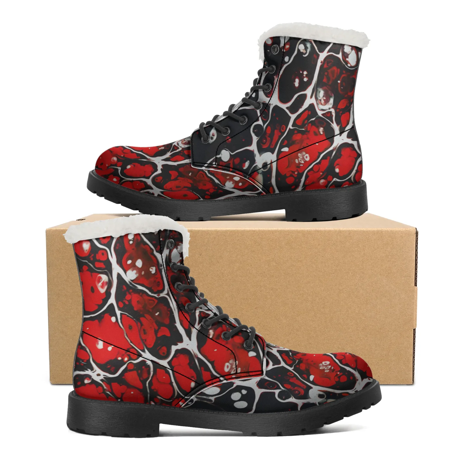 Fashion Plush Snow Boots for M - đánh giá và giá Men Shoes Eu To Us Size