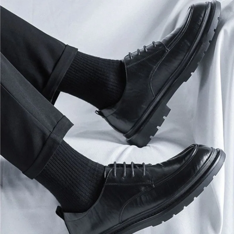 Lace Up Round Toe Men's Leathe - đánh giá và giá Men'S Shoes Clearance Sale