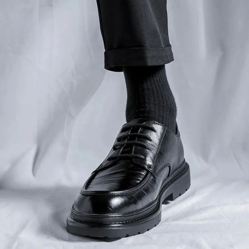Lace Up Round Toe Men's Leathe - đánh giá và giá Men'S Shoes Clearance Sale