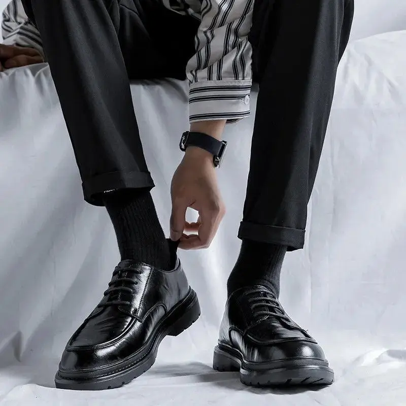 Lace Up Round Toe Men's Leathe - đánh giá và giá Men'S Shoes Clearance Sale