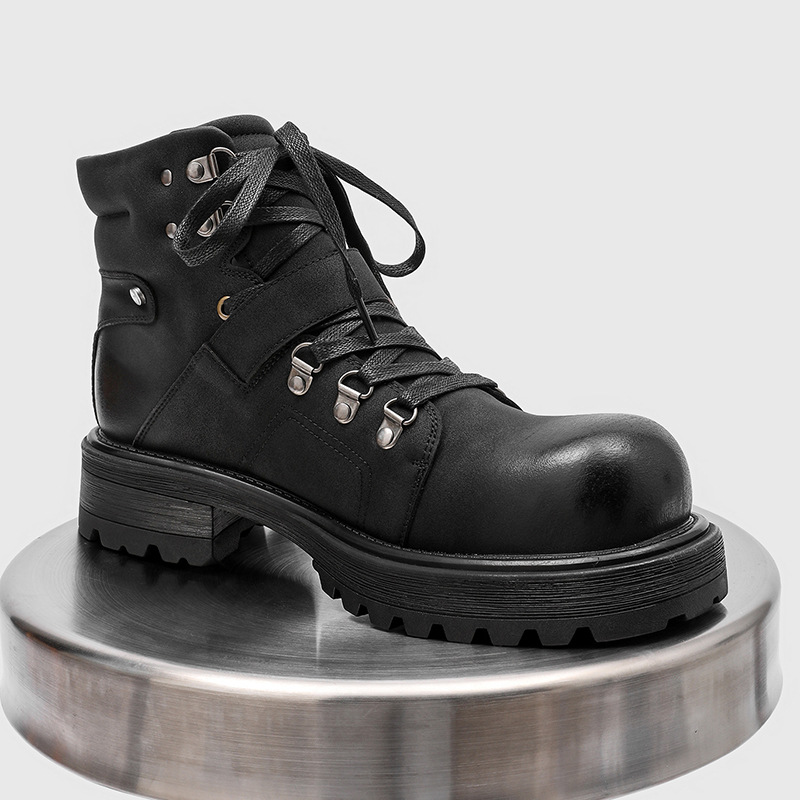 Brand Men Leather Boots Motorc - đánh giá và giá Men Shoes Brands