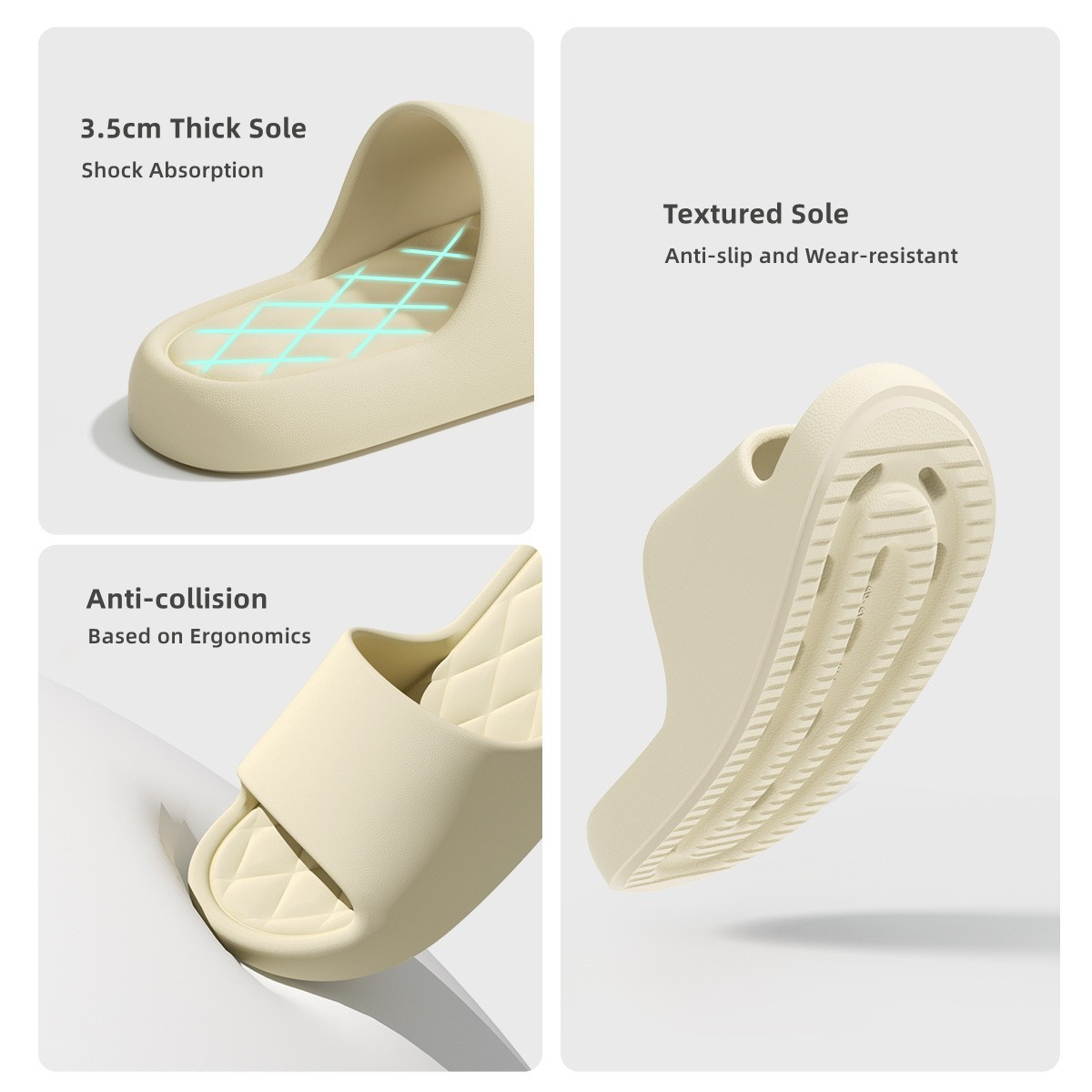 Women Summer Slippers 3.5cm Th - đánh giá và giá Flip Flop Beach Men