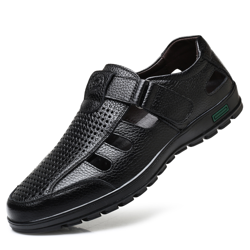 Men's Genuine Leather Sandals  - đánh giá và giá Men Shoes Eu To Us Size