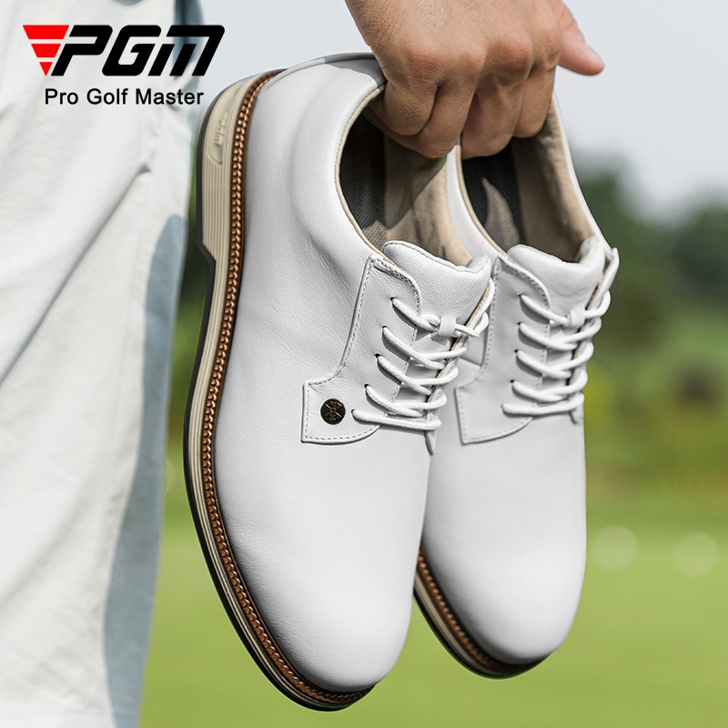 PGM Men's Cow Leather Golf Sho - đánh giá và giá Men Shoes Eu To Us Size