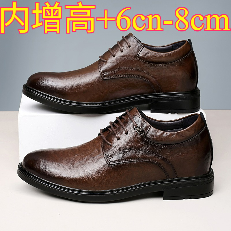 Leather Casual Elevator Shoes  - đánh giá và giá Men'S Shoes Qn