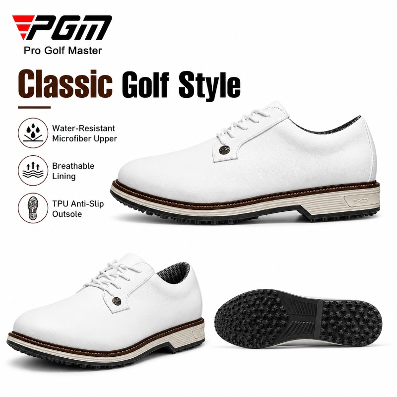 PGM Men's Waterproof Golf Shoe - đánh giá và giá Men Shoes Eu To Us Size