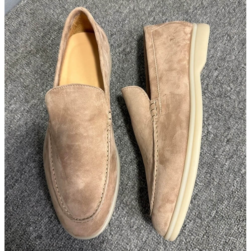 Luxury Beige Suede Casual Loaf - đánh giá và giá Men'S Shoes Smart