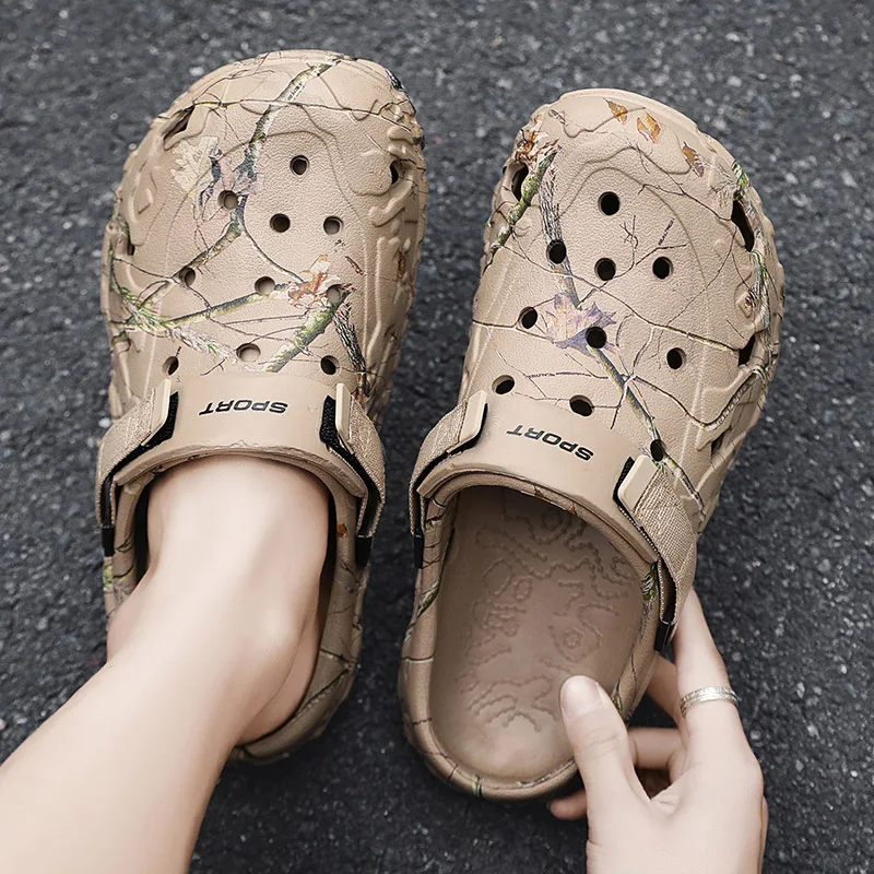Summer Women's and Men's Clogs - đánh giá và giá Men Shoes Size 46
